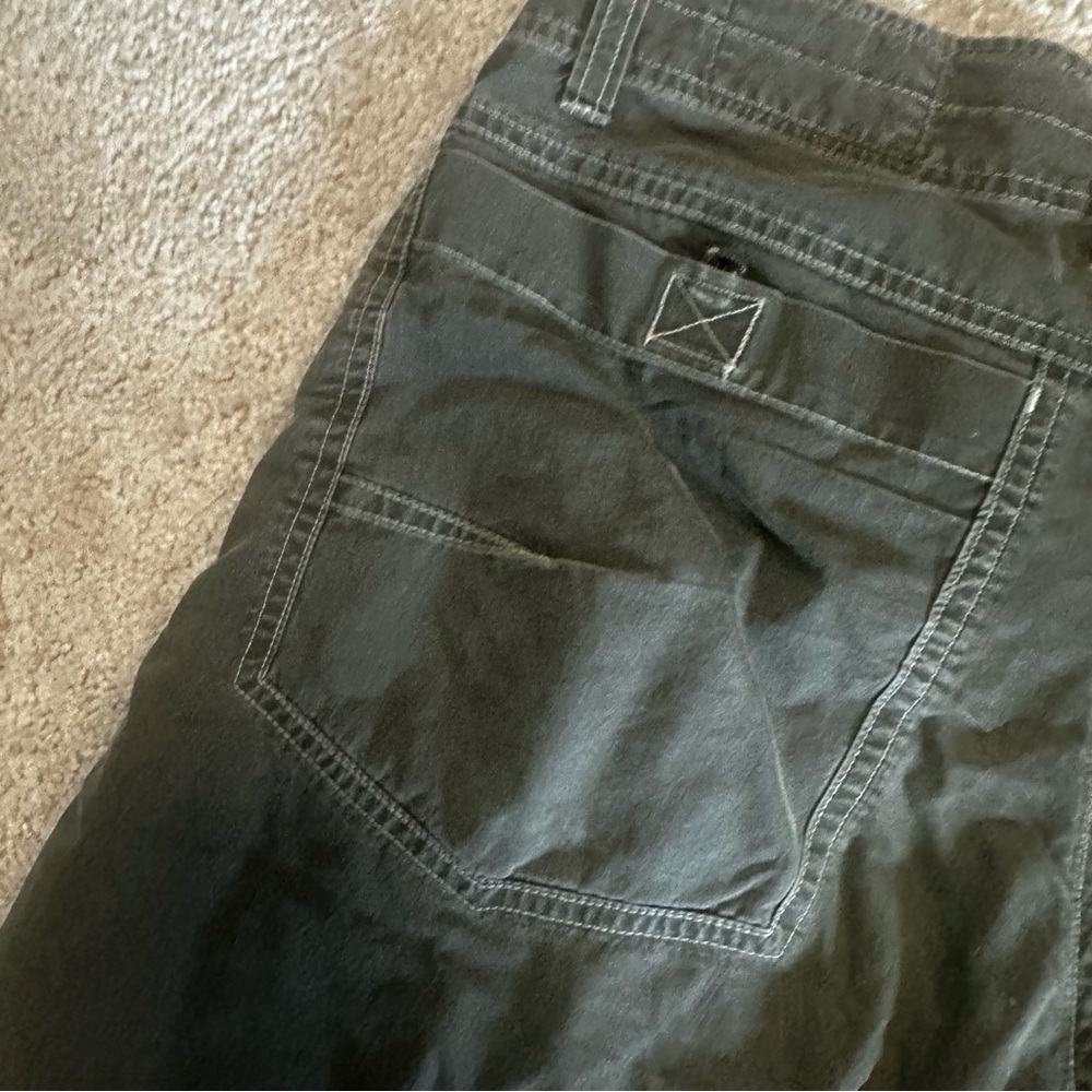 KÜHL Men’s Outdoor Hiking Shorts Size 32 Green Cotton Nylon - Picture 12 of 12